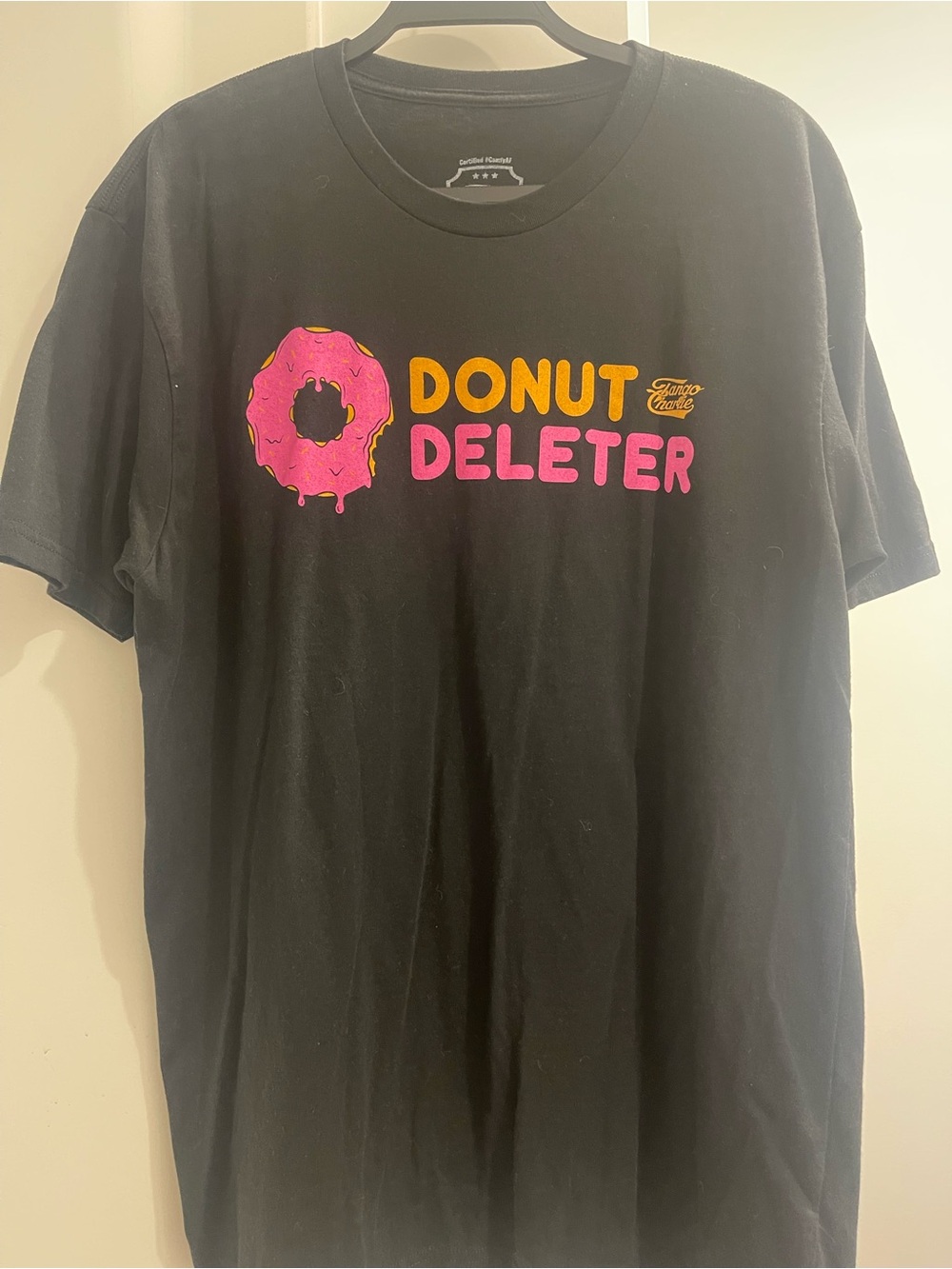 Donut Deleter Graphic Tee - Black
